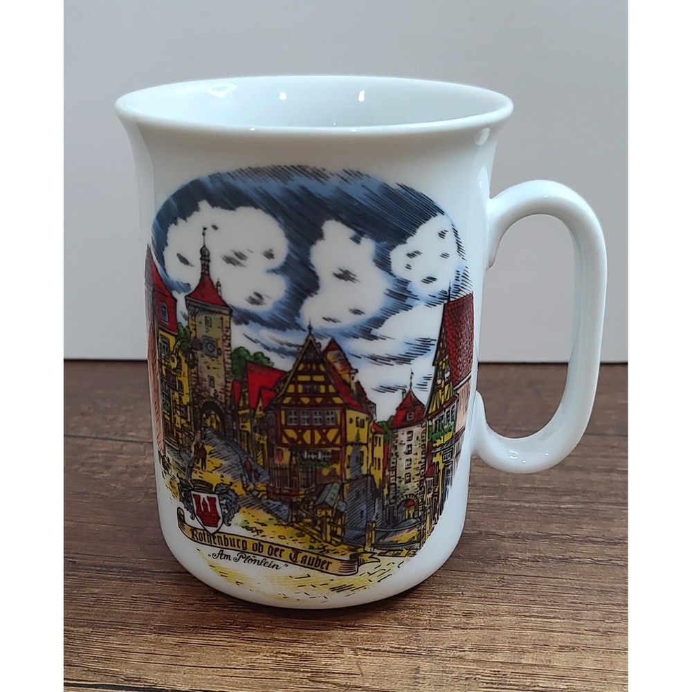 Mitterteich Bavaria Made in Germany Rothenburg Tea or Coffee Cup Vintage